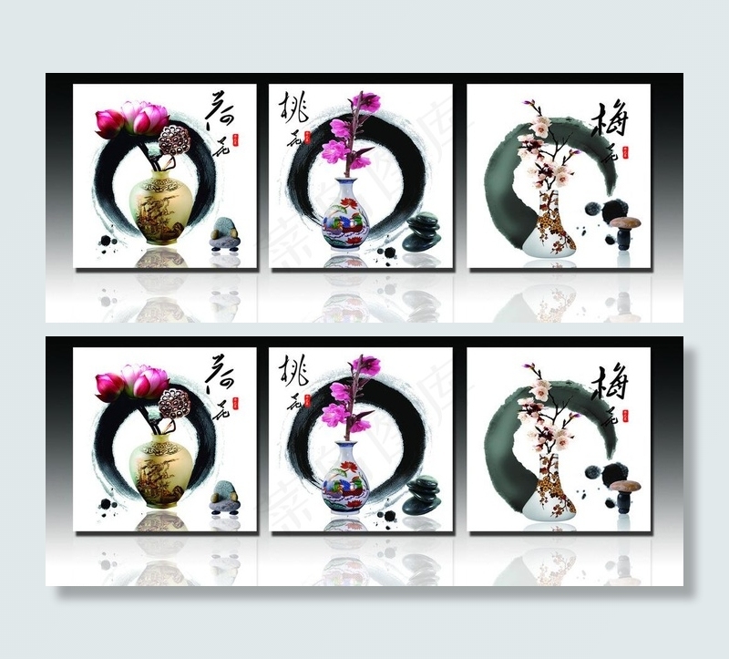 中国风装饰画图片