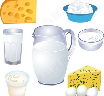 早餐矢量素材图片