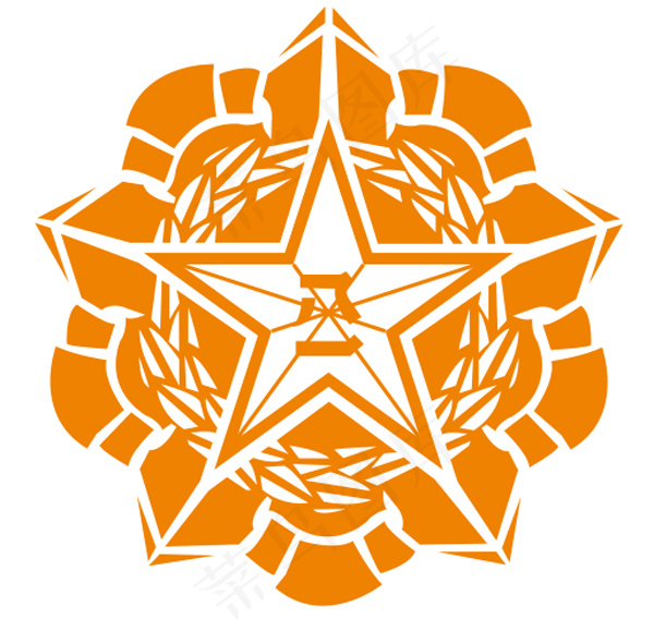 八一徽标cdr矢量模版下载