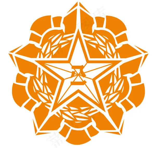八一徽标cdr矢量模版下载