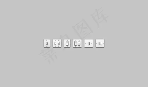 开关图标psd模版下载