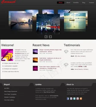 html5模板下载图片