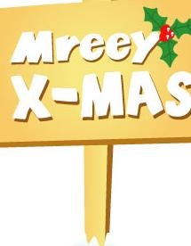 2007韩国圣诞素材之路牌矢量图0...