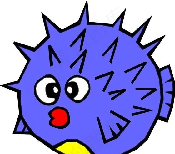 矢量水中动物 矢量动物 矢量卡通动...ai矢量模版下载