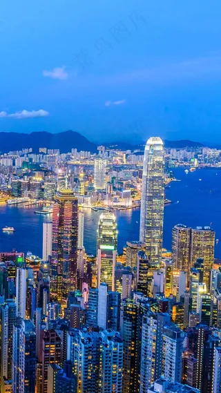 美丽的海滨城市高清摄影图片