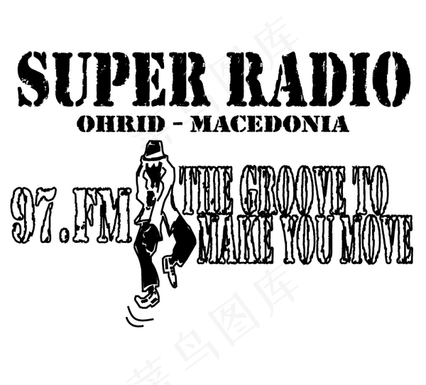 super_radio logo设...ai矢量模版下载