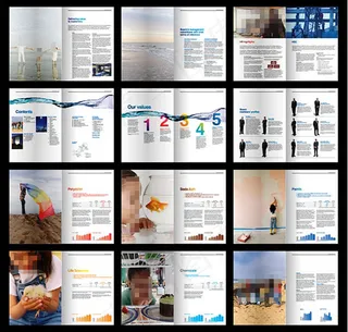 家庭活动画册设计模板eps素材下载