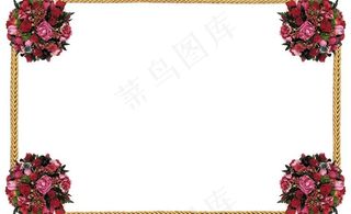 玫瑰边框图片