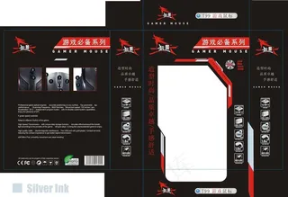 游戏鼠标包装图片模板下载包装模板下...