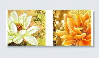 装饰画 华丽金色图片