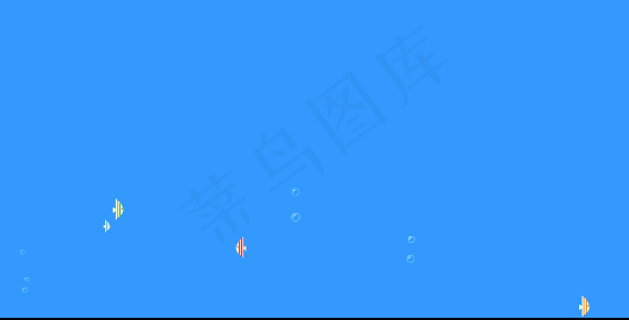 水中鱼装饰素材