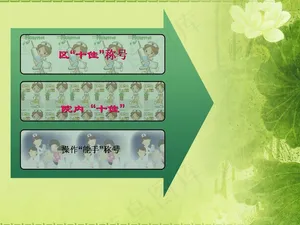 标兵表彰板报PPT模板预览图