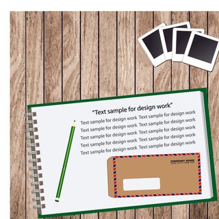 精美笔记本背景矢量素材1