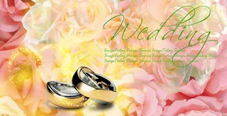 七夕情人节对戒海报