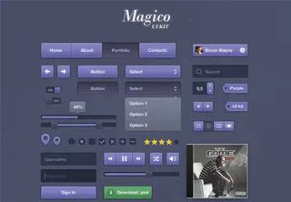 音乐点播界面UI