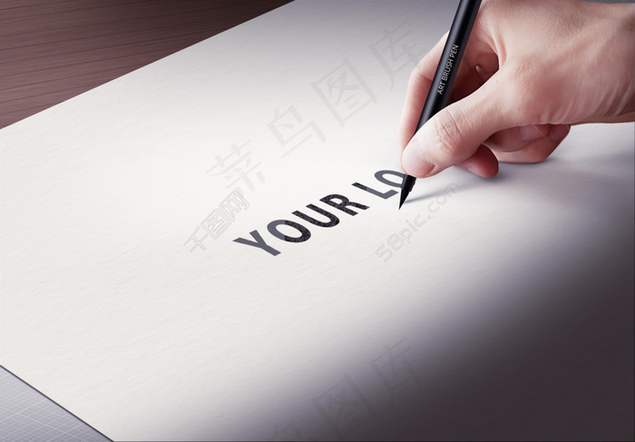 logo展示模板样机素材