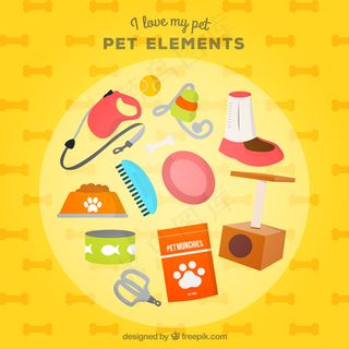 我可爱的宠物的元素