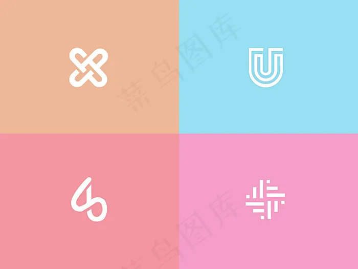 一组线性图标