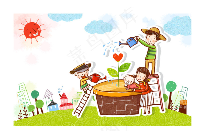 植树节矢量图
