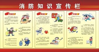 消防知识宣传栏