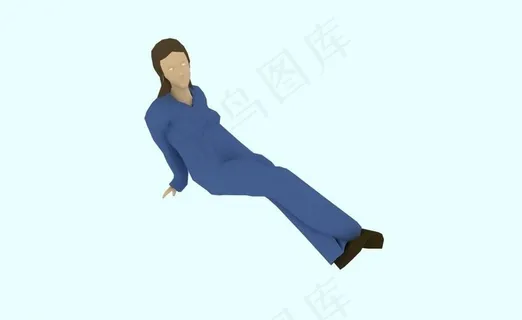 半躺的女性 半躺的女性