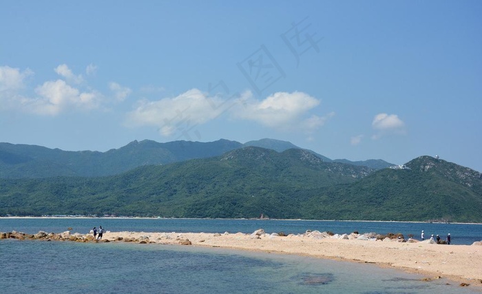 深圳西涌情人岛海景图片