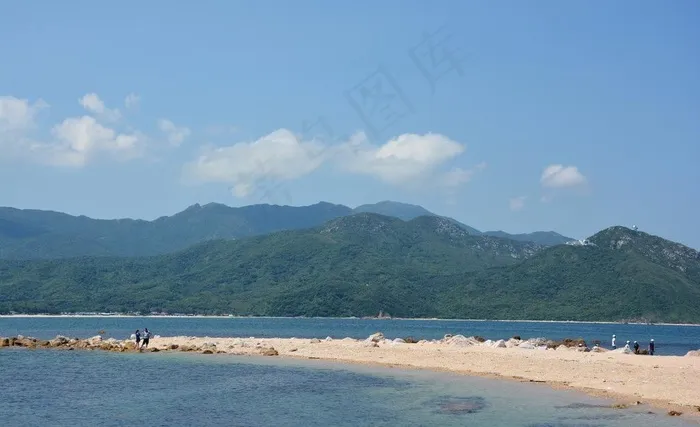 深圳西涌情人岛海景图片