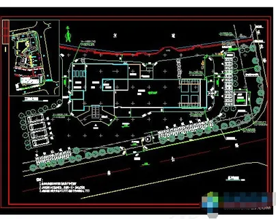九层假日酒店全套施工图CAD图纸免...