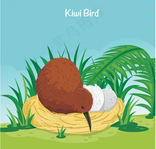 绿色背景矢量图