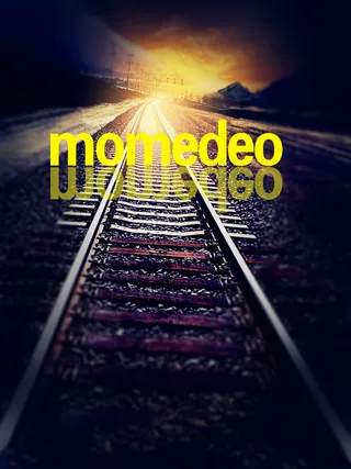 火车道海报背景