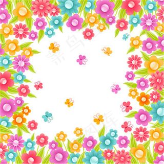 碎花蝴蝶矢量素材