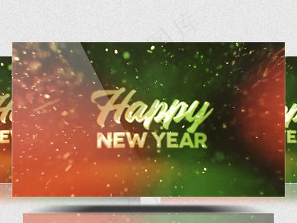 新年快乐动画视频素材