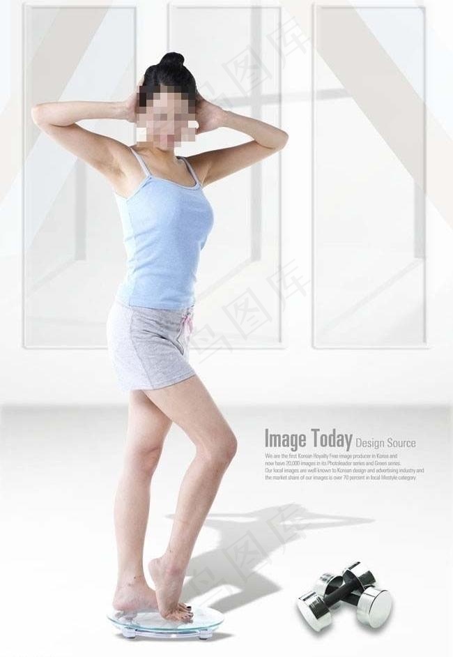 性感美女健身图片(2600X4000(DPI:300))psd模版下载