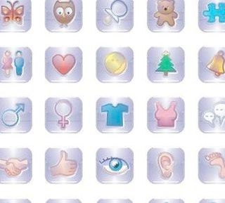 矢量的可爱小图标 下载