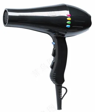 黑色五灯电吹风 发廊专用干发器 时尚 大功率 吹风机