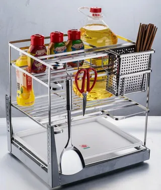 不锈钢拉篮图片