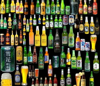 啤酒分层psd素材图片