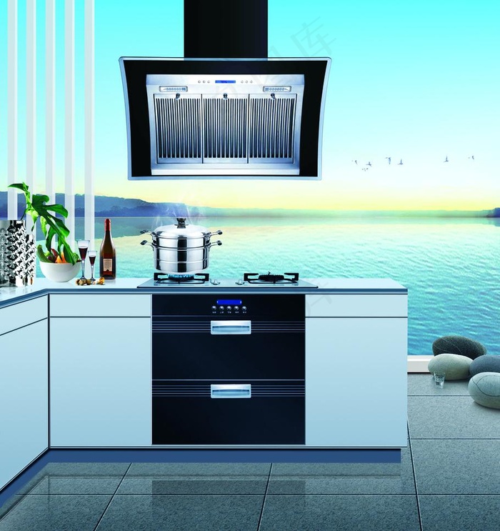 2011清新厨房图片