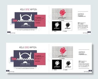 个性个人作品集设计AI高清素材