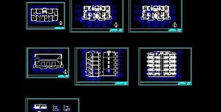 单元式多层住宅楼总设计图