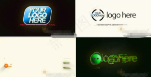 光线logo片头特效ae模板免费下...