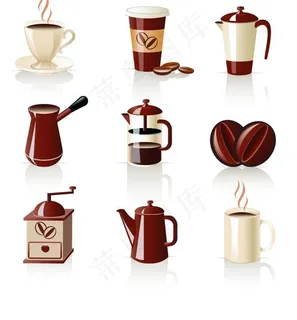 咖啡矢量素材图片