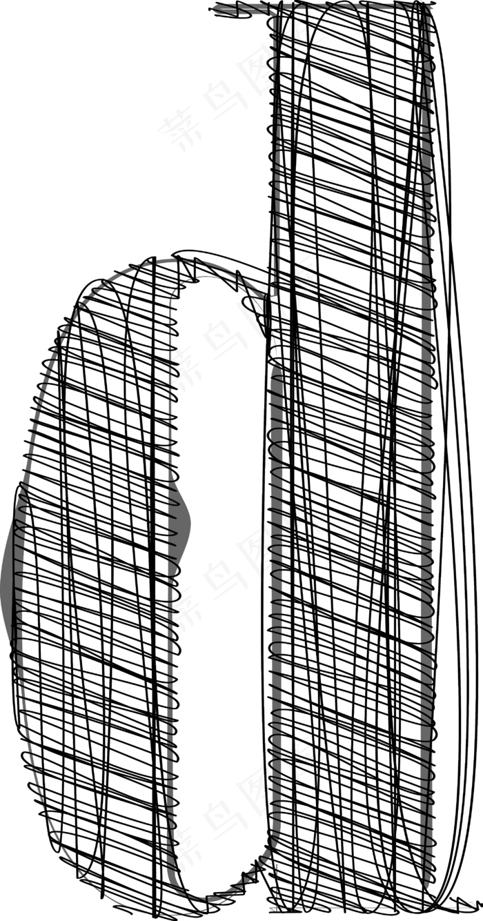 手绘字体插图eps,ai矢量模版下载