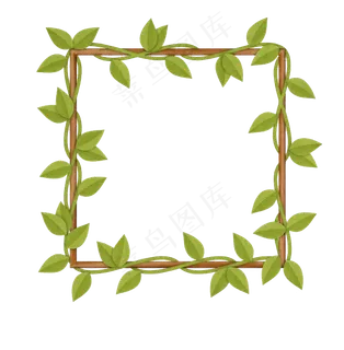 绿色树藤树叶花藤藤蔓图片素材