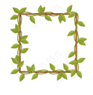 绿色树藤树叶花藤藤蔓图片素材