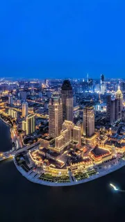 美丽的城市夜景高清摄影图片