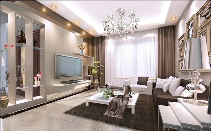 电视背景墙装修设计效果图