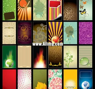 科技卡片背景矢量素材