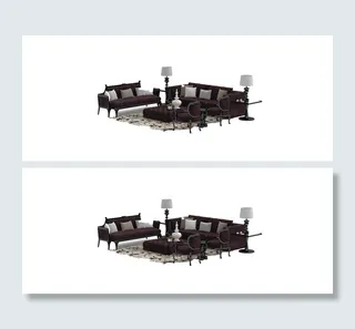 家具组合素材模板下载