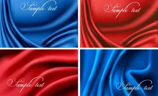 逼真丝绸背景矢量素材三